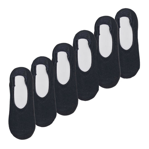 מארז 6 גרבי עקביות נמוכות שחור-לבן גברים 40-46