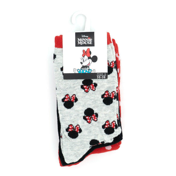 מארז 3 גרביים מיני מאוס