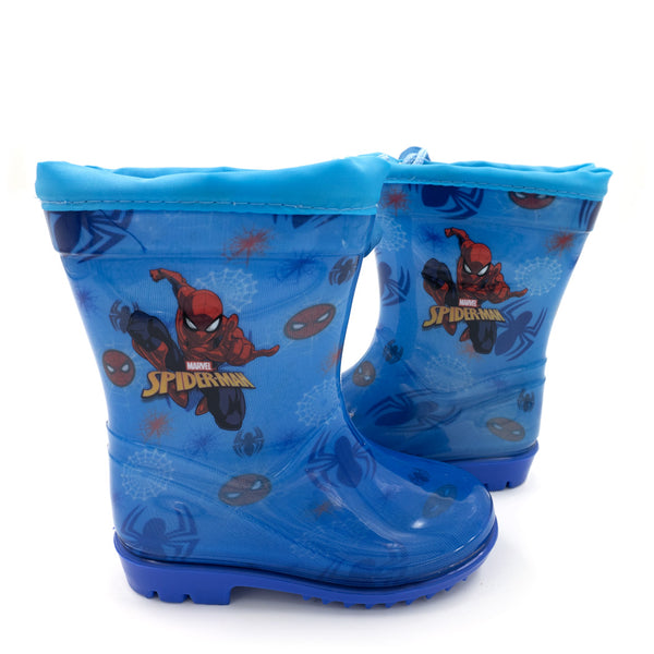 מגפי גשם גומי ספיידרמן עם סגירה