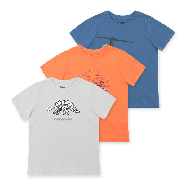 מארז 3 חולצות מודפסות