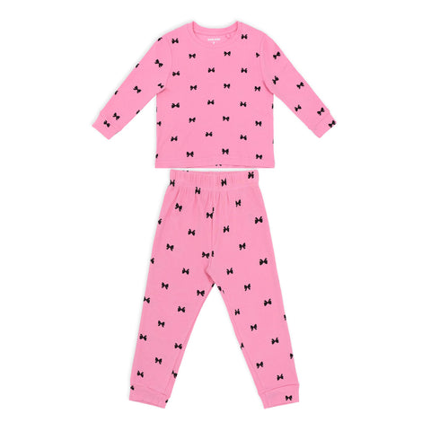 פיג'מה כותנה מודפסת