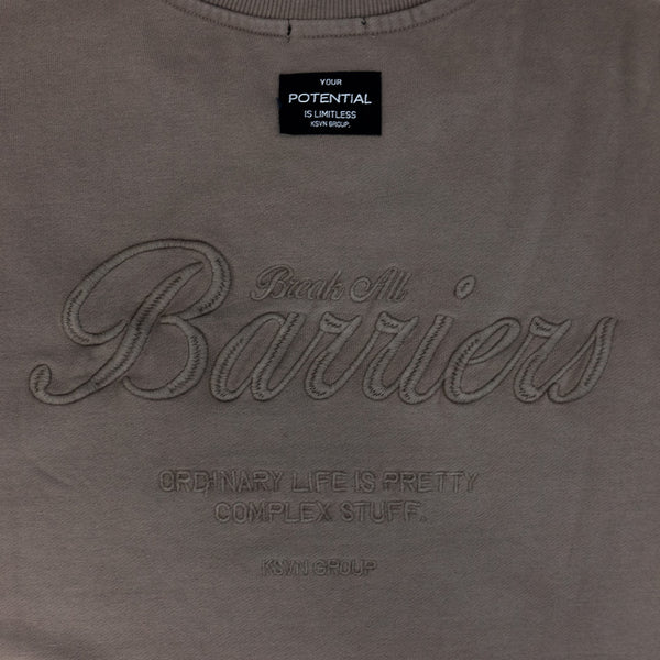 סווטשירט רקום מלפנים ומאחור