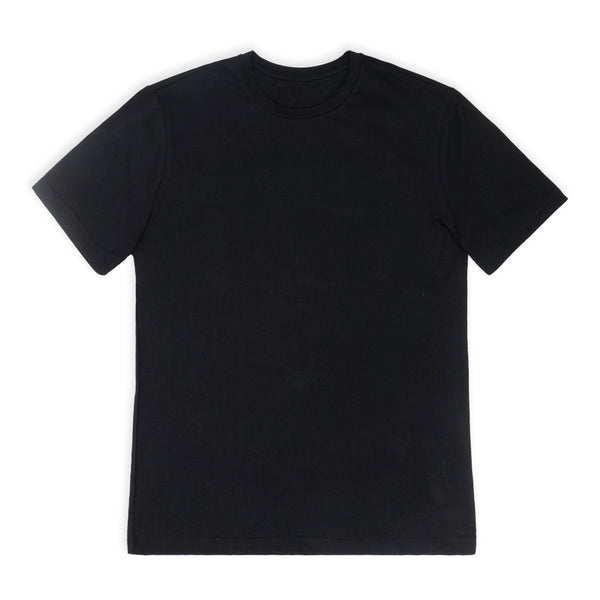 חולצת צווארון עגול שחור / לבן