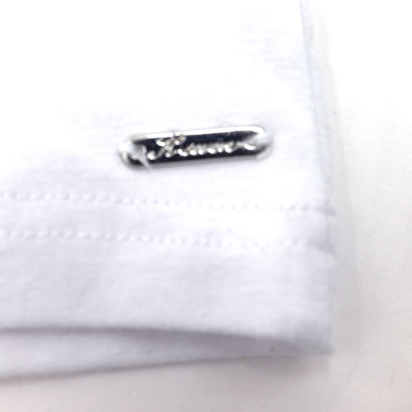 חולצת צווארון וי שחור / לבן