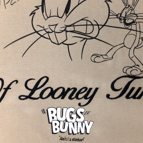 חולצת אוברסייז לוני טונז הדפס ורקמה