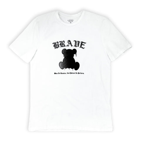 חולצת לייקרה עם הדפס מובלט