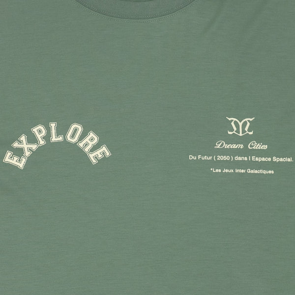 חולצת אוברסייז מודפסת