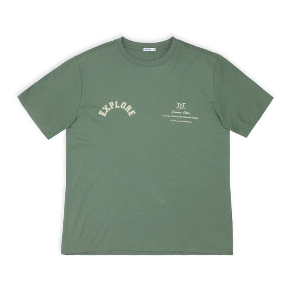 חולצת אוברסייז מודפסת