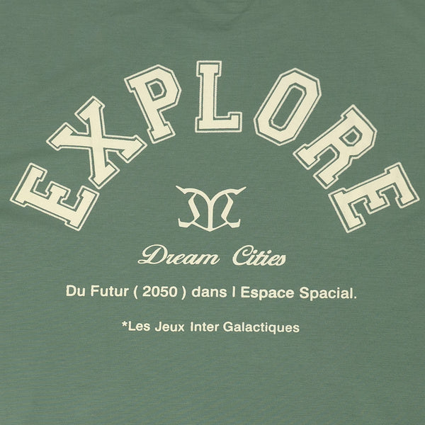 חולצת אוברסייז מודפסת