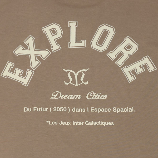 חולצת אוברסייז מודפסת