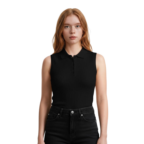 חולצת ריב צווארון וכפתורים