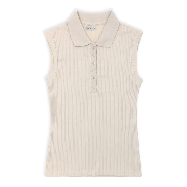 חולצת ריב צווארון וכפתורים