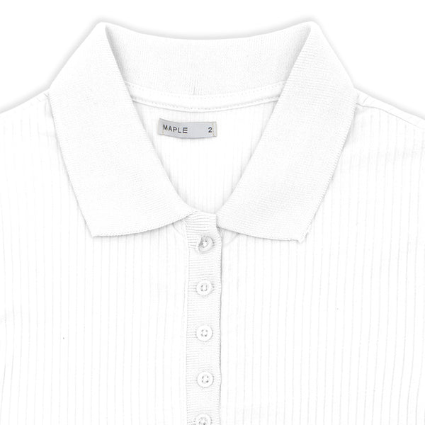 חולצת ריב צווארון וכפתורים