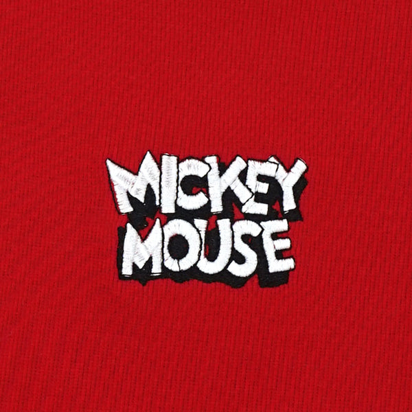 גופיית ריב רקומה לוגו Mickey Mouse נשים