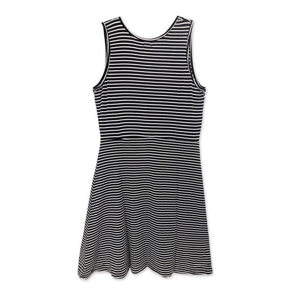 שמלת ויסקוזה פסים ללא שרוול