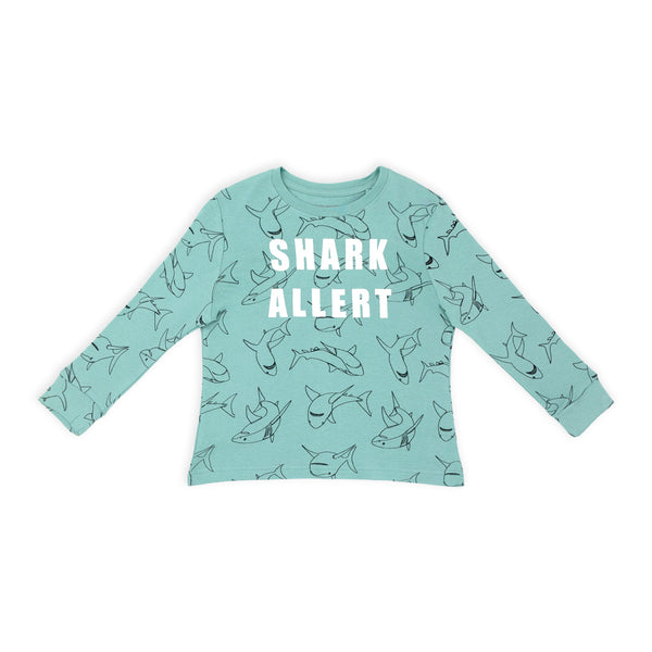 פיג'מה אינטרלוק כרישים