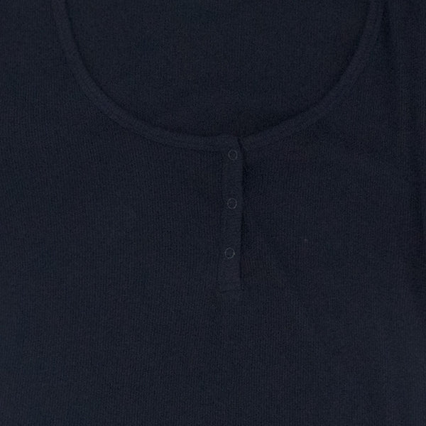 פיג'מה ריב עם חולצת כפתורים