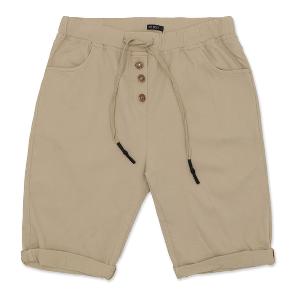 מכנסי שורט כפתורים