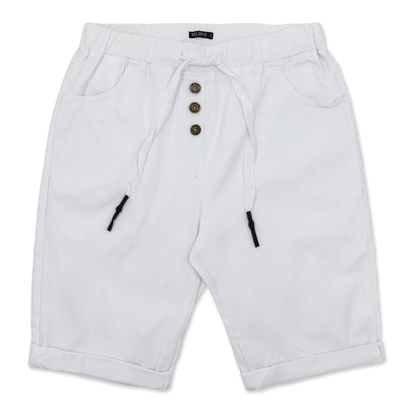 מכנסי שורט כפתורים