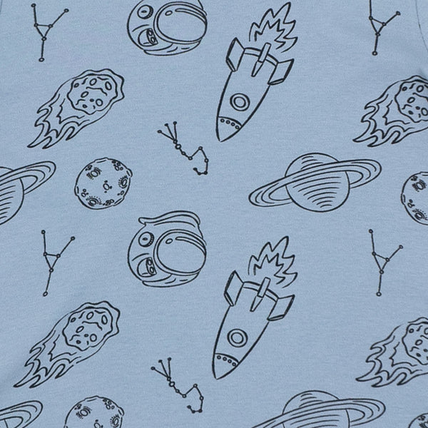 פיג'מה כותנה מודפסת