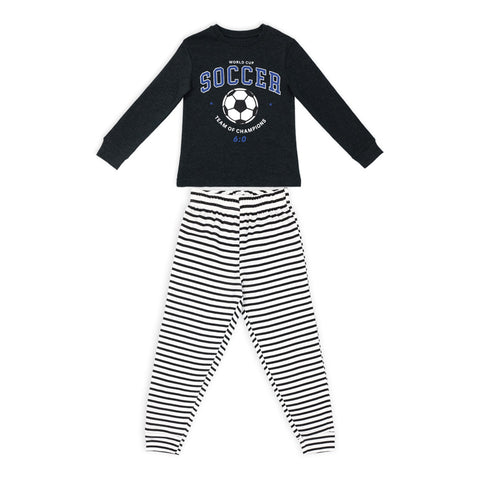 פיג'מה כותנה מודפסת