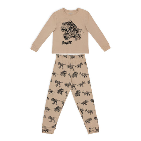 פיג'מה כותנה מודפסת