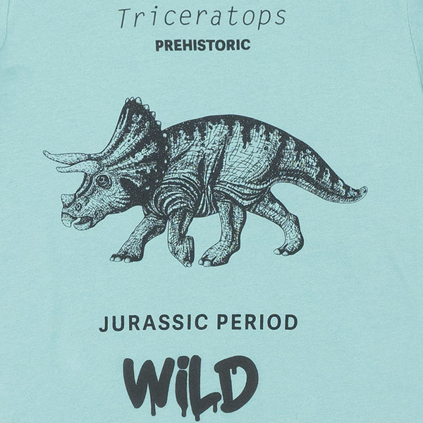 חולצת מעבר מודפסת דינוזאור