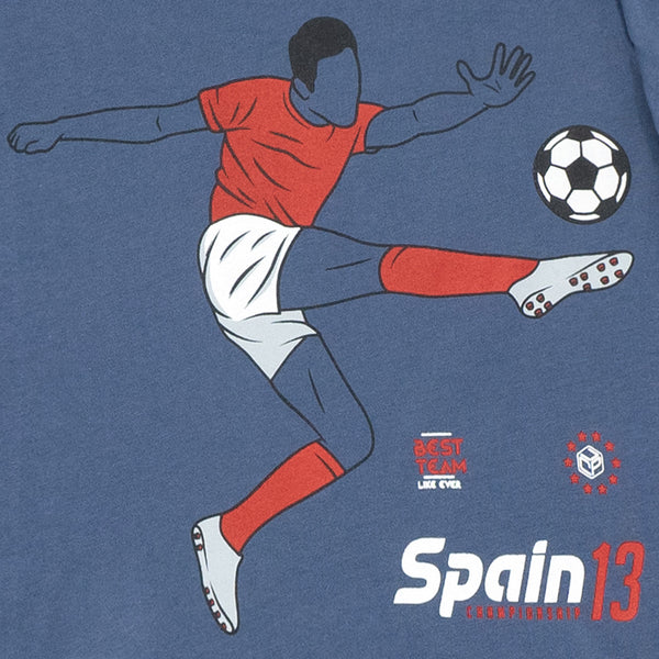 חולצת מעבר מודפסת כדורגלן