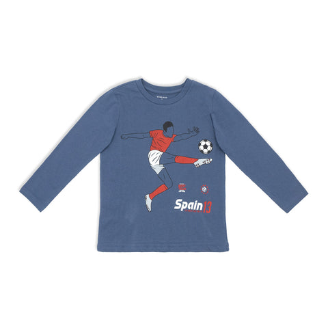 חולצת מעבר מודפסת כדורגלן