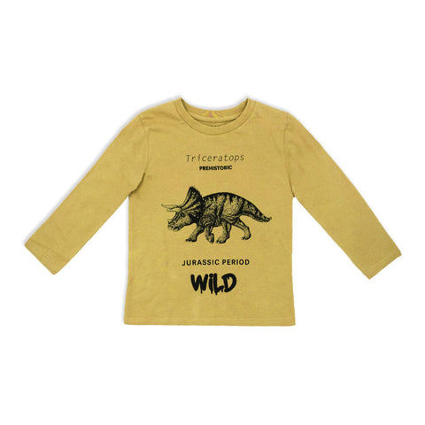 חולצת מעבר מודפסת דינוזאור