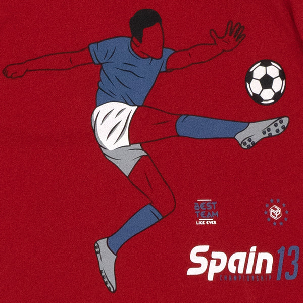 חולצת מעבר מודפסת כדורגלן