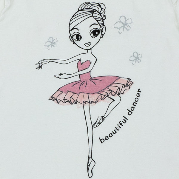 חולצת ראפל מודפסת