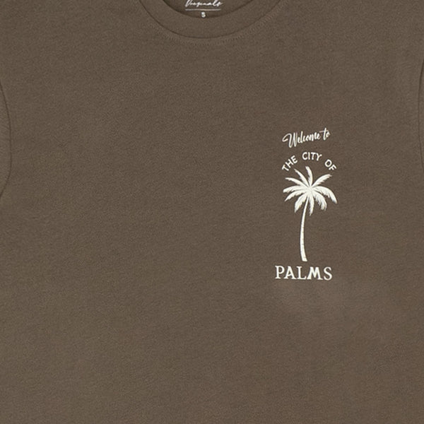 חולצה מודפסת דקל