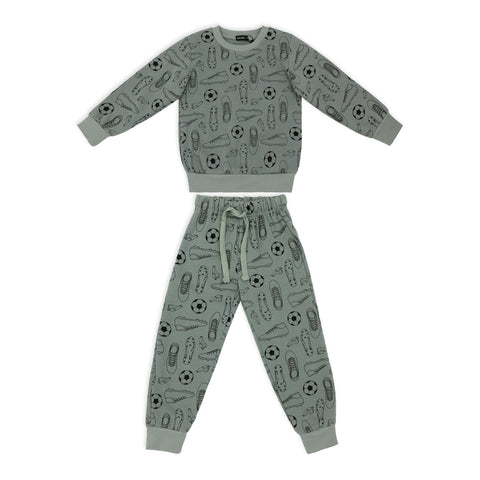 פיג'מה פוטר מודפסת אולאובר