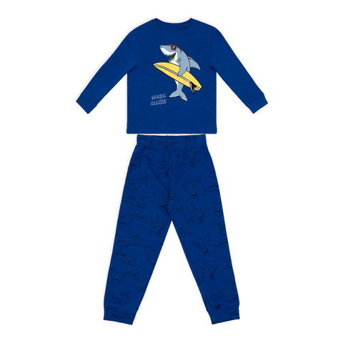 פיג'מה כותנה מודפסת