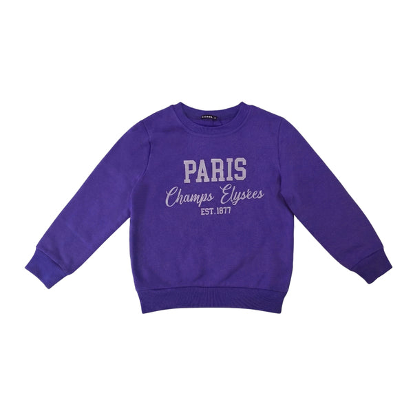 סווטשירט בנות עם הדפס