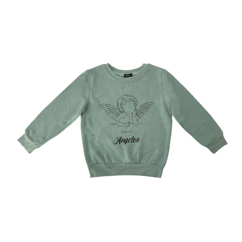 סווטשירט בנות עם הדפס