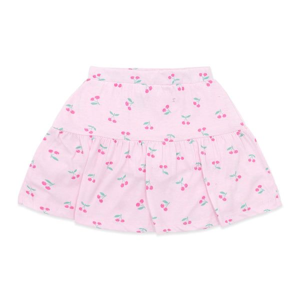 זוג חצאיות חתך ורוד-פלדה