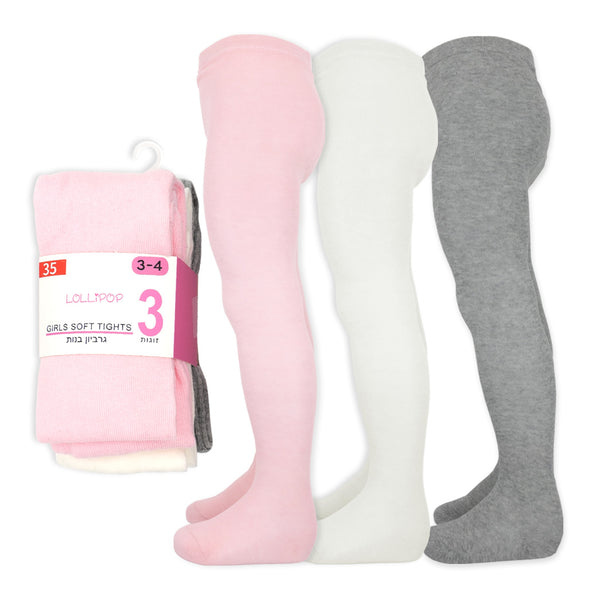 שלישיות גרביונים חלקים