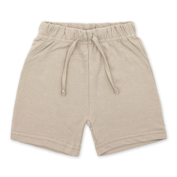 מארז 3 מכנסי פרנץ' טרי אפורים וקאמל תינוקות בנים