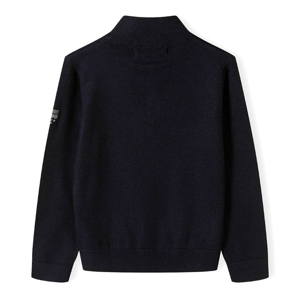 סריג מינוטי עם רוכסן בצווארון