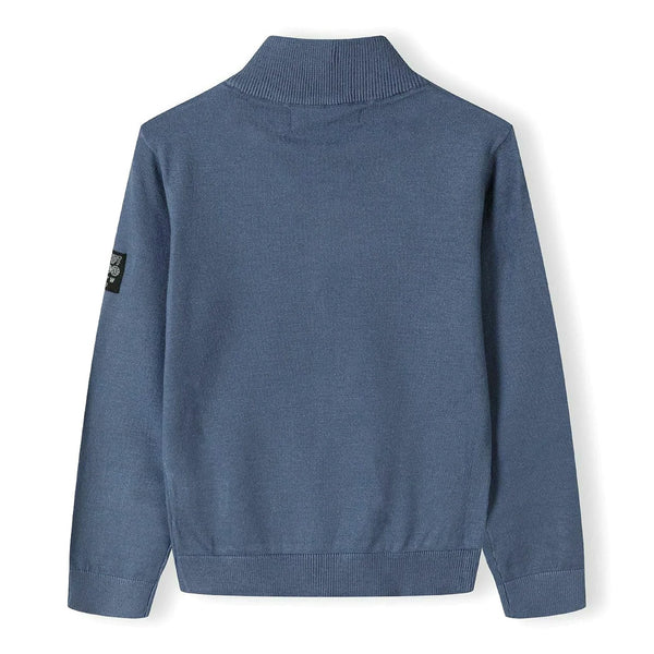 סריג מינוטי עם רוכסן בצווארון