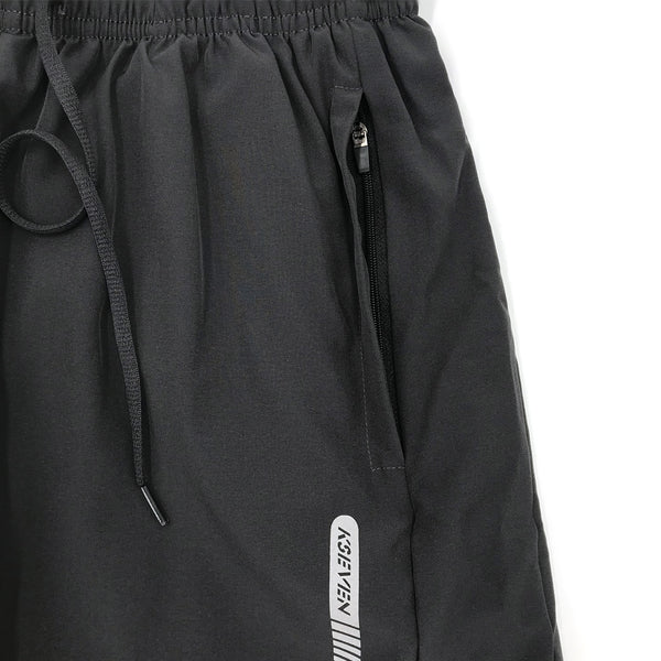מכנסי פיטנס עם תחתון בטנה הדפס מחזיר אור גברים XS-XL