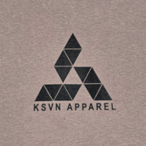 חולצה חומה מודפסת KSVN Apparel גברים 4XL-5XL