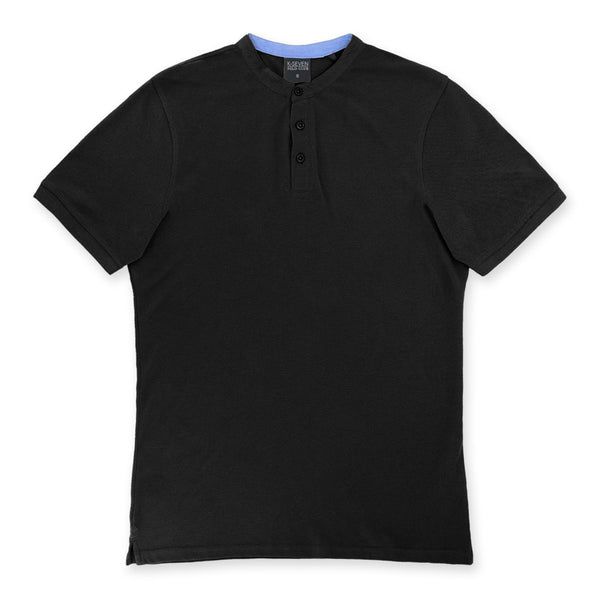 חולצת פולו עם צווארון סיני