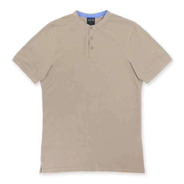 חולצת פולו עם צווארון סיני