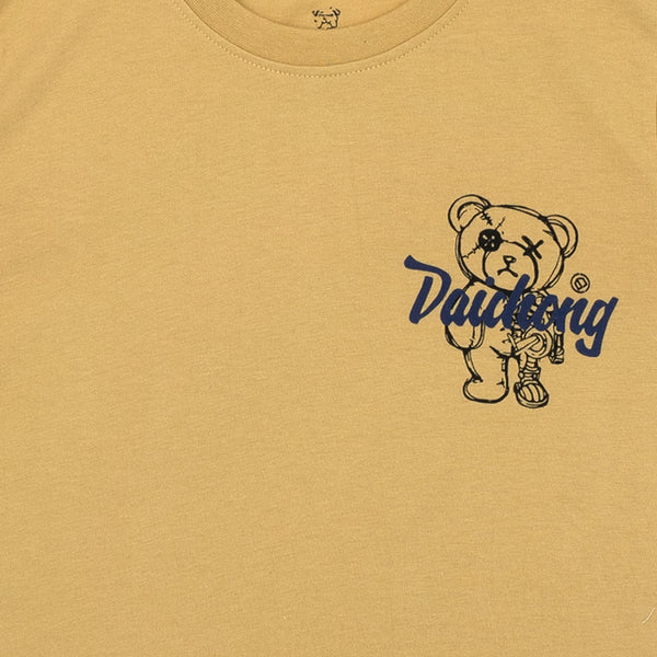 זוג חולצות מודפסות מלפנים ומאחור