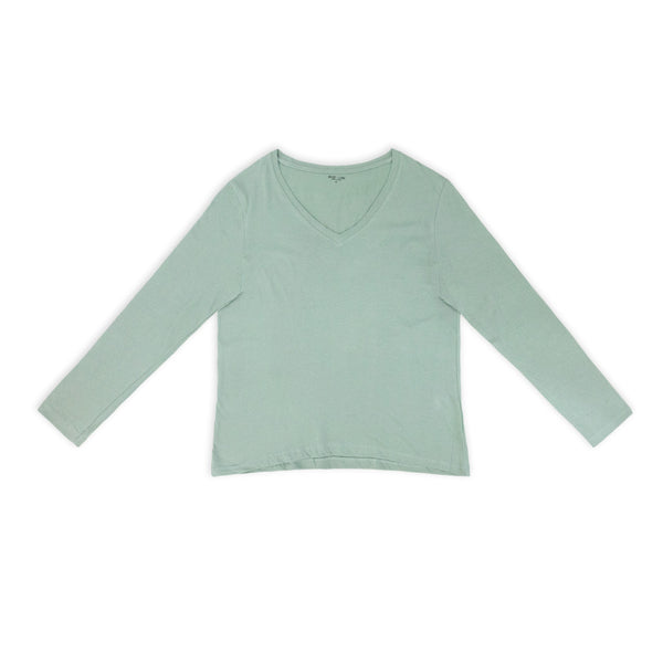 מארז 3 חולצות ארוכות צווארון וי