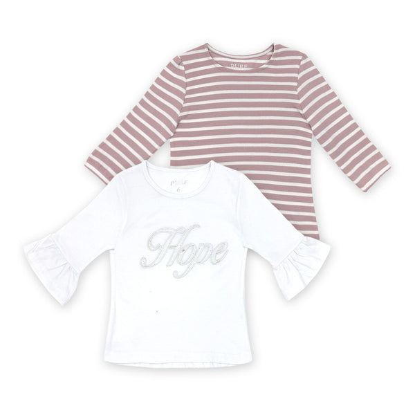 זוג חולצות שרוול 3/4