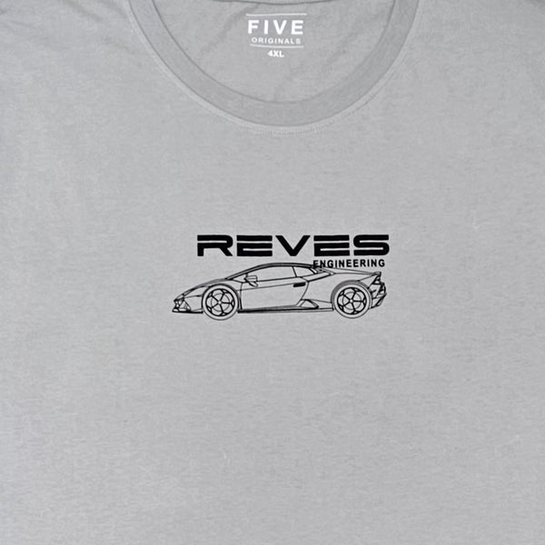 חולצה מודפסת Reves Engineering מידות גדולות גברים 4XL-5XL